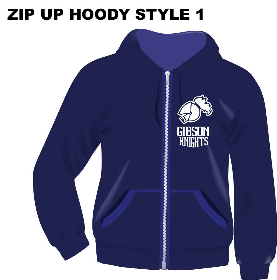GIBSON ZIP UP HOODY